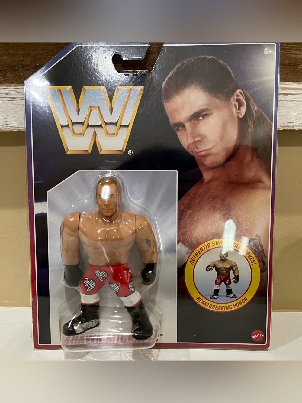 WWE Shawn Michaels HBK Mattel Retro Hasbro Style Action Figure Wrestling Toy